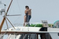 El apasionado abrazo de Katy Perry y Justin Trudeau en el mar, y otras fotos de famosos