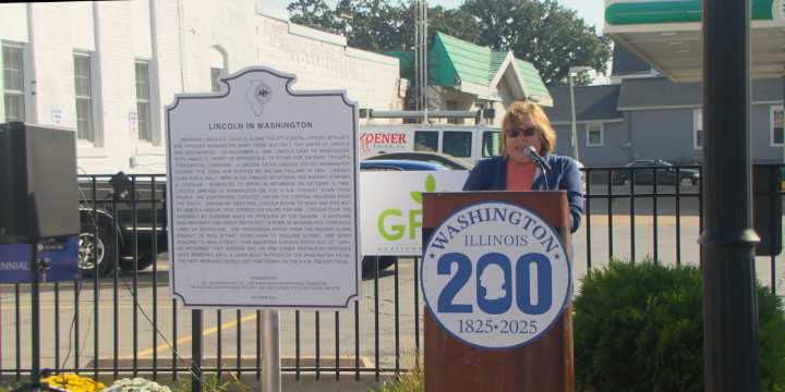 State marker dedicated to honor Lincoln’s visits to Washington