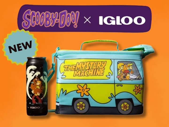 Hijinks await with Igloo's latest Scooby Doo inspired coolers and drinkware
