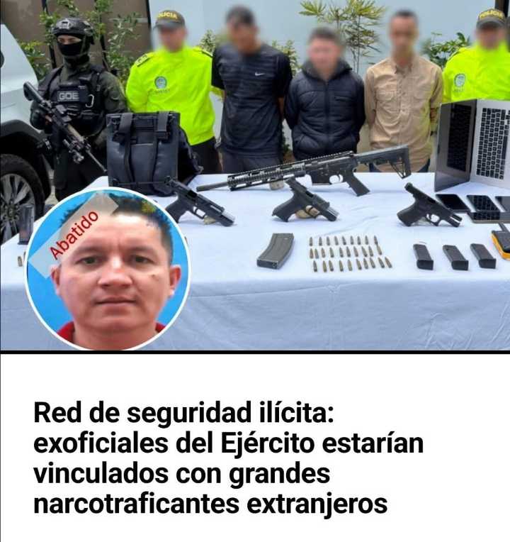 «La Vergüenza de la Fuerza Armada: Exmilitares Utilizan Armas para Proteger a Narcotraficantes»