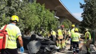 Muere al caer un coche golpeado por otro desde el viaducto de la A-7 sobre el río Segura en la pedanía murciana de Javalí Nuevo