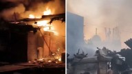 Mumbai: Massive Fire Breaks Out At Motor Parts Shops In Kurla, 10 Fire Brigades Rush To Spot; Visuals Surface