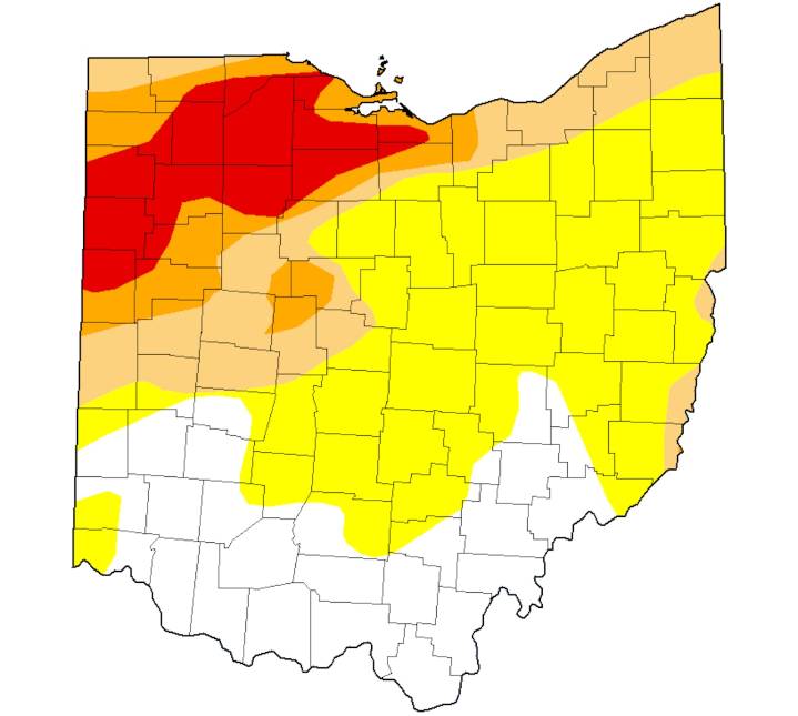 Little change in Ohio drought conditions; recent rain could bring bigger gains next week