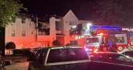 Magruder Run Apartments scorched by large fire