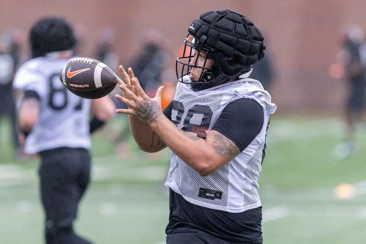 Oregon State tight end, former Central Catholic star out for season