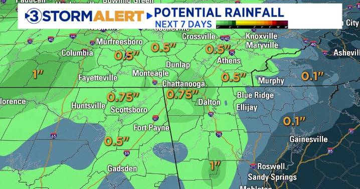 Sunny and warm all week, but storms and heavy rain likely this weekend