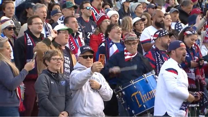 Fans turn out to watch USWNT beat Portugal at Pratt and Whitney Stadium