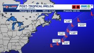 Hurricane Imelda weakens as it moves away from Bermuda