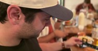 Dads take burger obsession to record