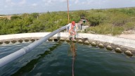 Realizó COMAPA limpieza en canaletas de clarificadores en la Planta Rancho Grande