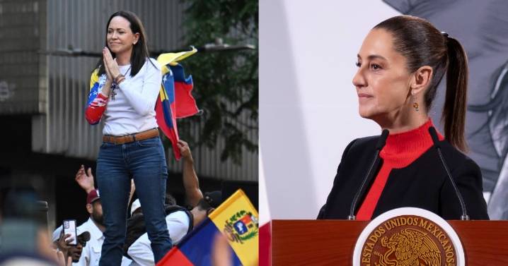 Esta fue la reacción de Sheinbaum ante la Premio Nobel de la Paz 2025, María Corina Machado