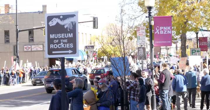 'I love America': Thousands gather in downtown Bozeman for No Kings protest