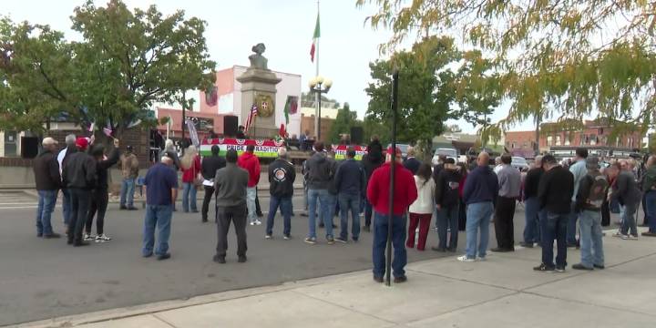 More than 100 gather in Pueblo for dual demonstrations on Columbus Day, Indigenous Peoples’ Day