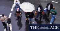 Melbourne weather: City records wettest day in a year as storms blanket western suburbs