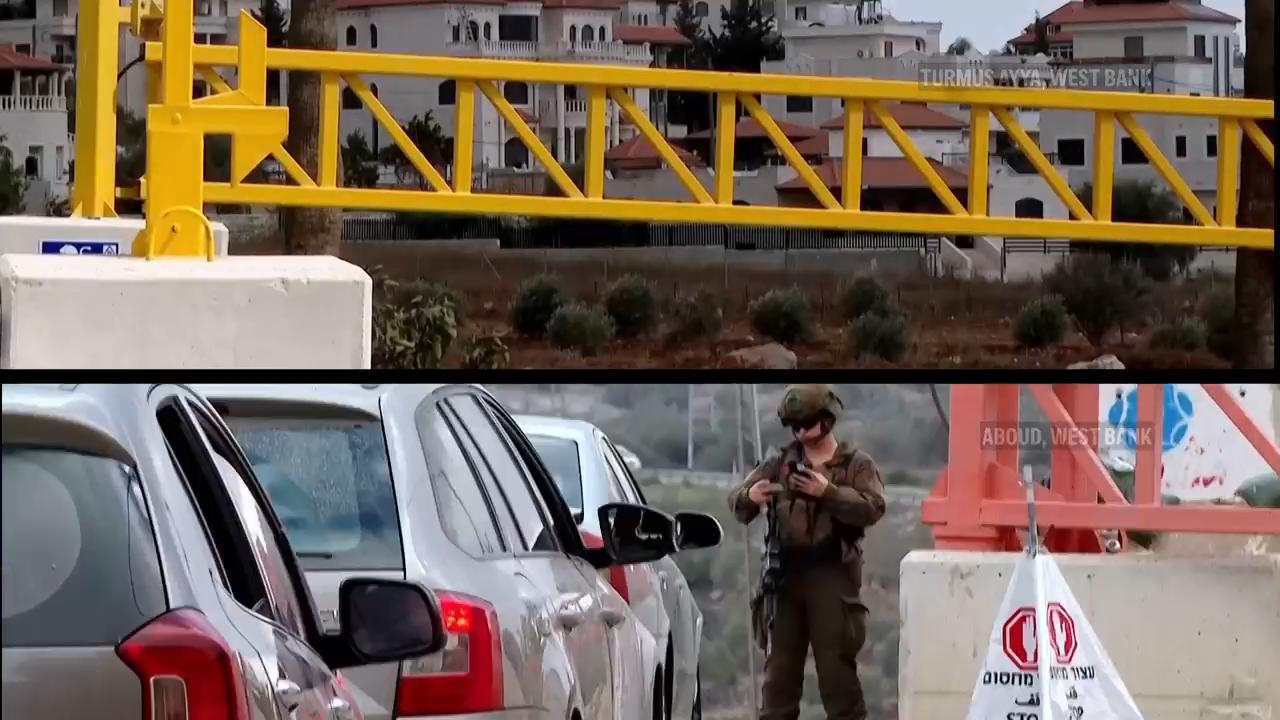 Israel has erected nearly 1,000 barriers in the occupied West Bank, AP explains
