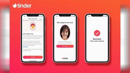 Dating app Tinder to launch facial verification feature