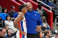 Pistons coach gives injury update on young guard, veteran wing