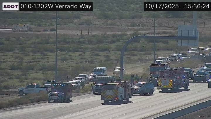 Crews at scene of multi-vehicle crash along I