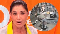 Pamela David le dio una tremenda patada a su entrenador en sus partes íntimas: el video