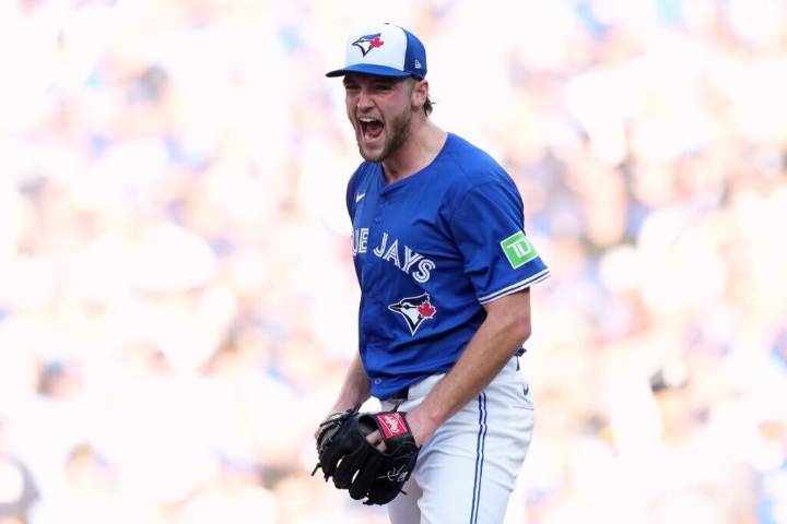 Yesavage sets Blue Jays postseason record by fanning 11 in 5 1/3 no-hit innings