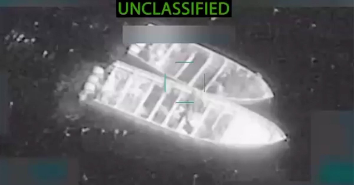 U.S. Military Kills 14 In Strikes Against Alleged Cartel Boats