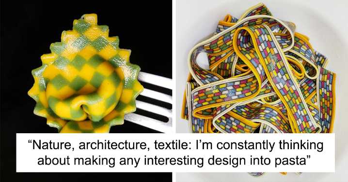 50 Unique Pasta Designs By This Chef That Went Viral On Social Media