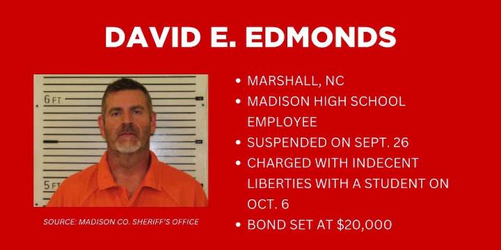 CHARGED: Madison High teacher David Edmonds