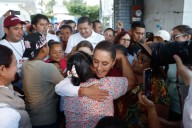 Acompañada por Alejandro Armenta, Claudia Sheinbaum recorrió por tercera ocasión la zona afectada por las lluvias torrenciales