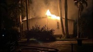 Grupo armado incendia campestre en la colonia Bachigualato, Culiacán