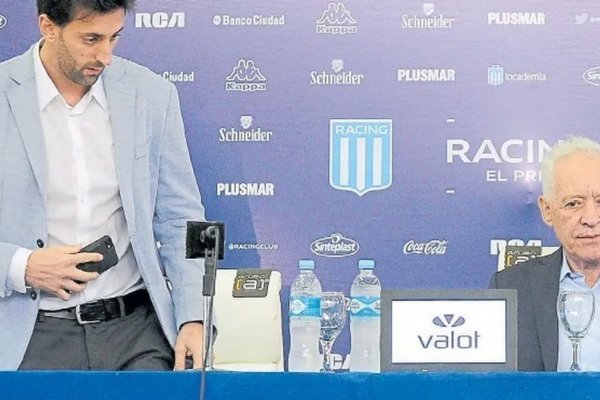 ¿Palo para Milito? El agradecimiento de Víctor Blanco al plantel y al cuerpo técnico de Racing