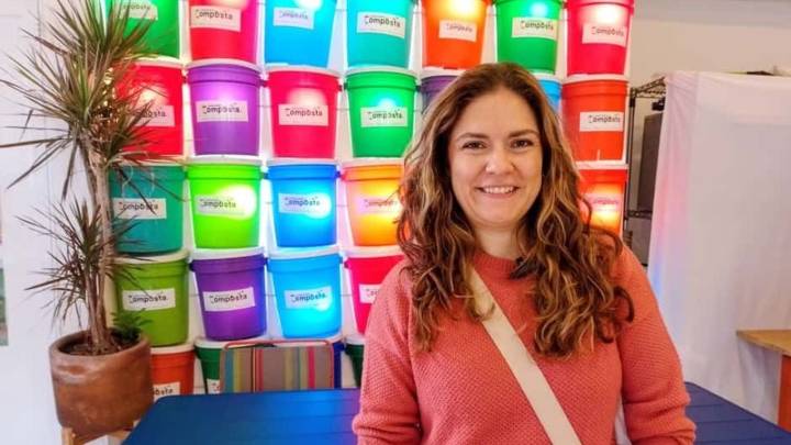 Paola convirtió sus desechos en tierra fértil y ahora ayuda al planeta desde su casa