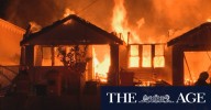 Melbourne homes gutted by fire