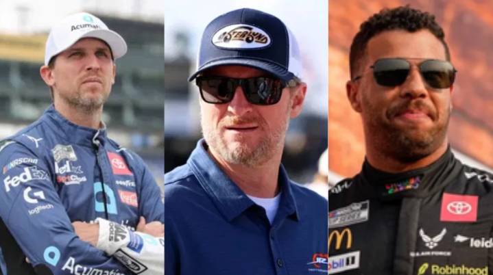 Dale Jr Shields Denny Hamlin as Bubba Wallace Falls Victim to His Own Doing
