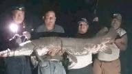 Este ha sido el catán más grande capturado en el río Bravo; pescadores dicen que es récord histórico