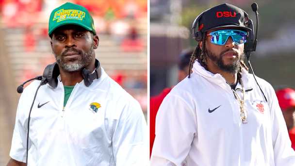 Scenes from Philly as Michael Vick, DeSean Jackson coach on opposite sidelines