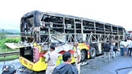 Bengaluru-bound private bus catches fire in Kurnool, 12 killed