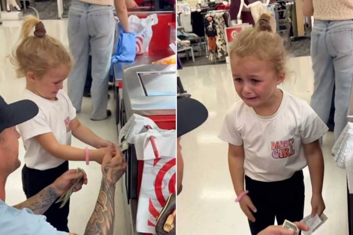 4-Year-Old Girl Cries After Spending All Her Money at Target (Exclusive)
