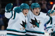 San Jose Sharks' Macklin Celebrini bolsters bid for Canada's Olympic roster