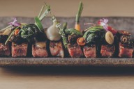 Inside amazing London restaurant in an old Oxford Street bank