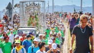 La 'Morenita' inicia su estancia en Santa Cruz tras la compañía de 100.000 personas entre Candelaria y la capital