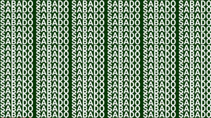 Solo una vista entrenada puede encontrar la palabra 'SALADO' en menos de 5 segundos