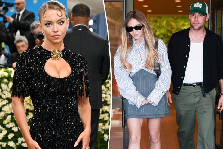 Sydney Sweeney reacts to jokes about her chest during comedy show date with Scooter Braun