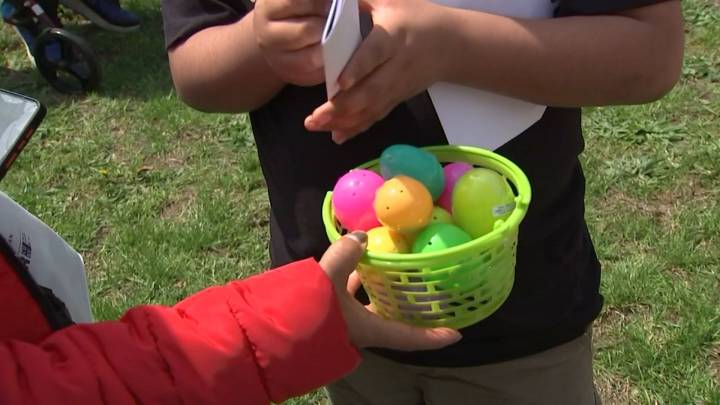 Hundreds celebrate at Castle Hill Houses Easter Egg Hunt