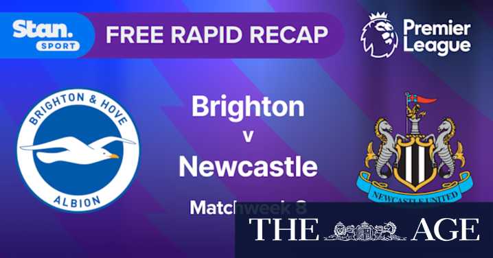 Rapid Recap | MW8: Brighton vs Newcastle