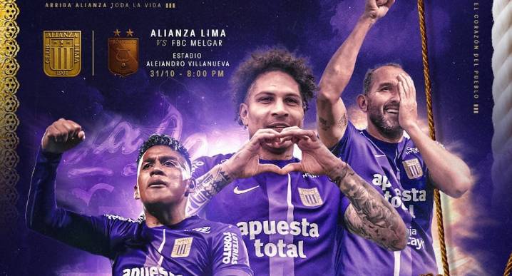 Mirar Alianza Lima vs. Melgar en vivo hoy: ver partido por Liga 1