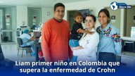 Liam primer niño en Colombia que supera la enfermedad de Crohn tras un trasplante de médula ósea