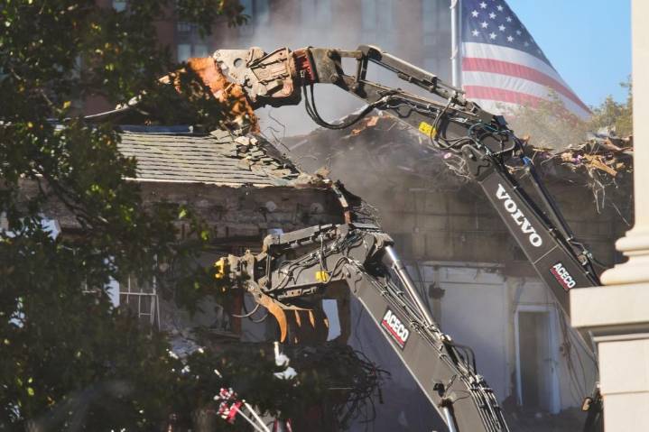 Trump to demolish entire East Wing to build White House ballroom