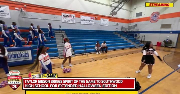 Web Extra: Taylor Gibson brings Spirit of the Game to Southwood High School for extended Halloween edition