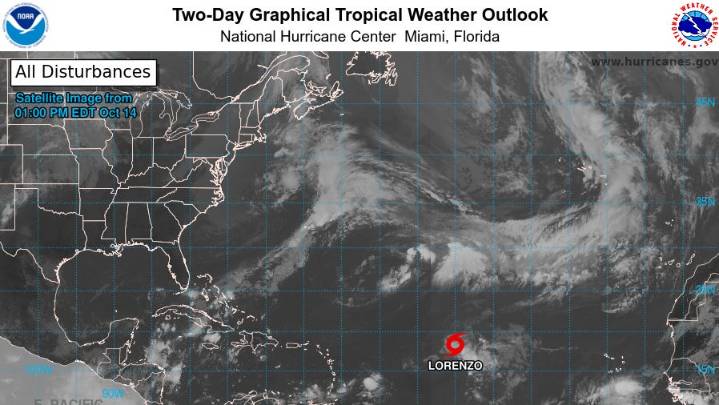 Where is Tropical Storm Lorenzo? Will it impact North…