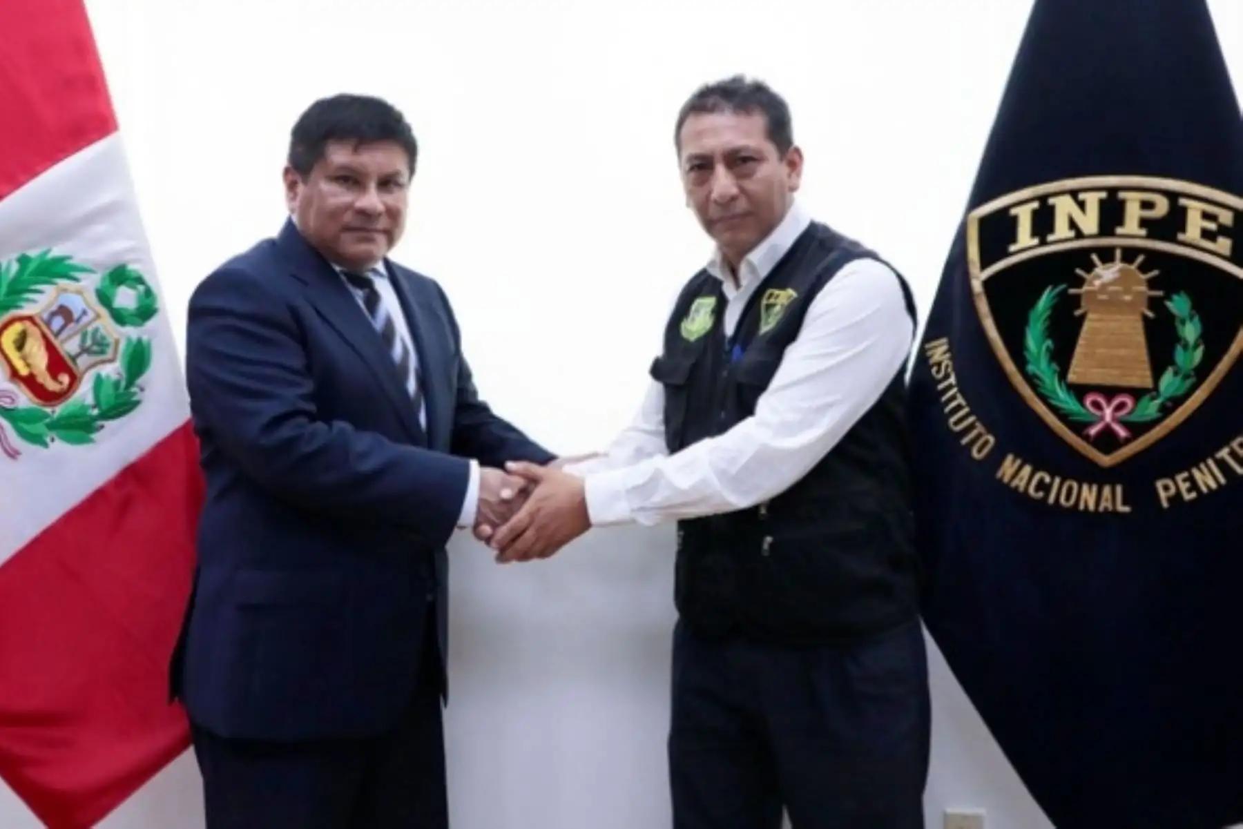 Presidente del INPE reafirma su compromiso con trabajadores penitenciarios